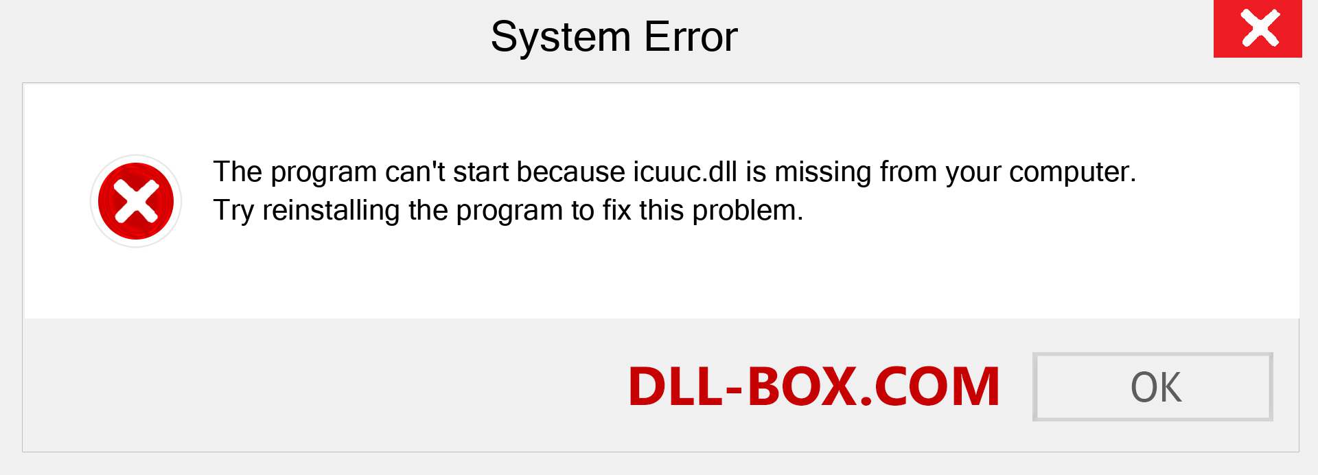  icuuc.dll file is missing?. Download for Windows 7, 8, 10 - Fix  icuuc dll Missing Error on Windows, photos, images